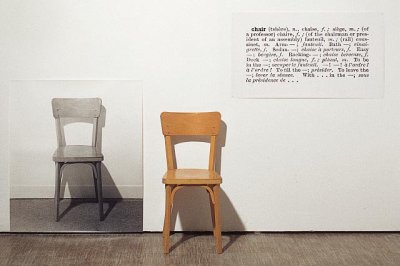 Joseph Kosuth - chair