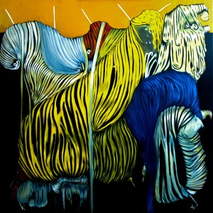 La strage della mia innocenza - 2010 (160 cm x 160 cm)