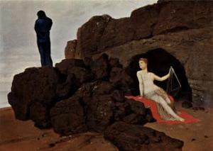 Arnold Böcklin, Ulisse e Calipso (1883)