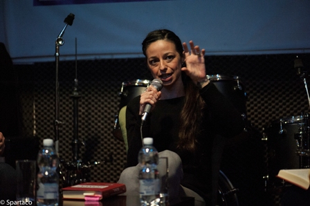 Ilaria Beltramme al "Villaggio Cultura - Pentatonic" di Roma il 13 febbraio 2015. Foto di Spartaco Coletta.