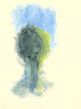 Somigliami - pastelli ad acqua su carta, 70x100 – 2013