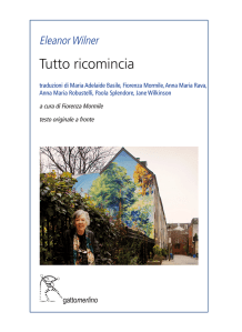 tutto ricomincia wilner poetarum