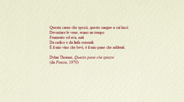 Bustine di zucchero #46: Dylan Thomas – Poetarum Silva